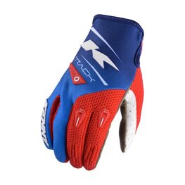 KENNY Cycling long-finger gloves - GLOVES TRACK 24 - red/blue