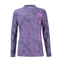 KENNY Cycling summer long sleeve jersey - CHARGER W 24 - purple