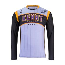 KENNY Cycling summer long sleeve jersey - EVO PRO 24 - white/orange/black