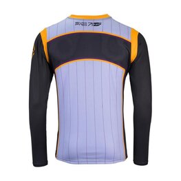 KENNY Cycling summer long sleeve jersey - EVO PRO 24 - white/orange/black