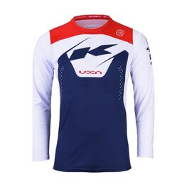 KENNY Cycling summer long sleeve jersey - ELITE KID 24 - blue