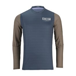 KENNY Cycling summer long sleeve jersey - CHARGER 24 - brown/grey