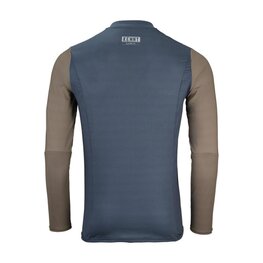 KENNY Cycling summer long sleeve jersey - CHARGER 24 - brown/grey