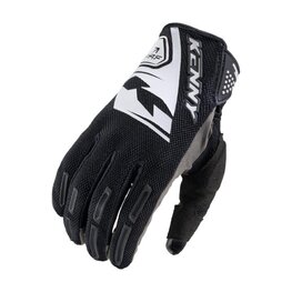 KENNY Cycling long-finger gloves - PERFORMANCE - black/white