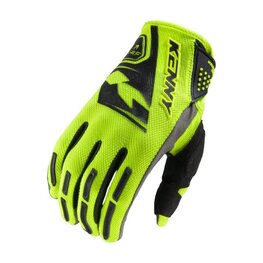 KENNY Cycling long-finger gloves - PERFORMANCE - yellow