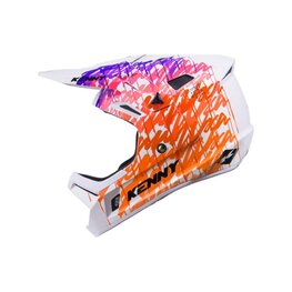 KENNY Cycling helmet - DECADE MIPS - white/orange
