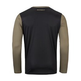 KENNY Cycling summer long sleeve jersey - ELITE 25 - black/brown