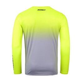 KENNY Cycling summer long sleeve jersey - ELITE 25 - yellow/grey