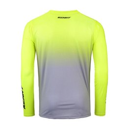 KENNY Cycling summer long sleeve jersey - PROLIGHT KID 25 - yellow/grey