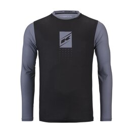 KENNY Cycling summer long sleeve jersey - PROLIGHT 25 - black/grey