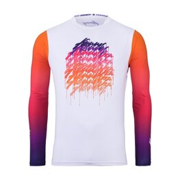 KENNY Cycling summer long sleeve jersey - PROLIGHT 25 - white/pink