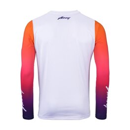 KENNY Cycling summer long sleeve jersey - PROLIGHT 25 - white/pink