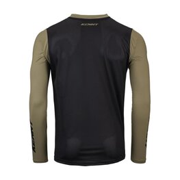 KENNY Cycling summer long sleeve jersey - PROLIGHT 25 - black/brown