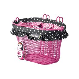 BASIL basket - JASMIN BABOUSHKA - pink/black/white