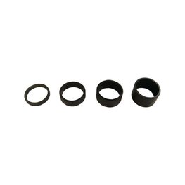 BBB set of washers - ALUSPACE 15MM - black