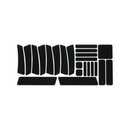 BBB stickers - BBP-71 MULTI VIS 3M - black