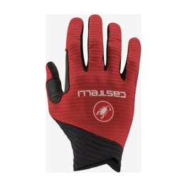 CASTELLI Cycling long-finger gloves - CW 6.1 CROSS - red