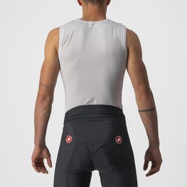 CASTELLI Cycling sleeve less t-shirt - ACTIVE COOLING - grey