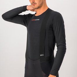 CASTELLI Cycling long sleeve t-shirt - PROSECCO TECH LONG - black