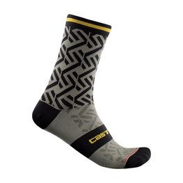 CASTELLI Cyclingclassic socks - TIRAMOLLA 15 - brown