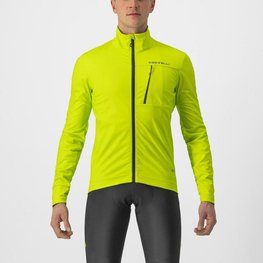CASTELLI Cycling thermal jacket - GO - light green