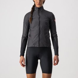 CASTELLI Cycling windproof jacket - UNLIMITED W PUFFY - grey