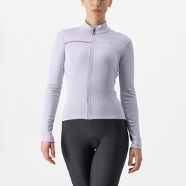 CASTELLI Cycling winter long sleeve jersey - SINERGIA 2 - purple