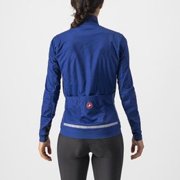CASTELLI Cycling thermal jacket - GO W - blue