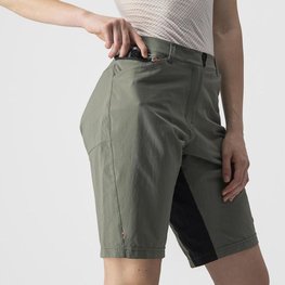 CASTELLI Cycling shorts without bib - UNLIMITED W BAGGY - grey