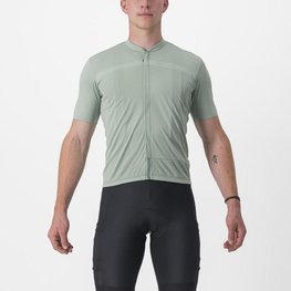 CASTELLI Cycling short sleeve jersey - UNLIMITED ALLROAD - green