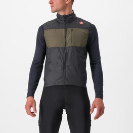 CASTELLI Cycling gilet - UNLIMITED PUFFY - anthracite