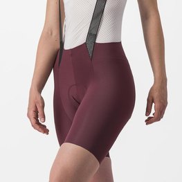 CASTELLI Cycling bib shorts - FREE AERO RC W - bordeaux
