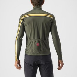 CASTELLI Cycling summer long sleeve jersey - UNLIMITED THERMAL - green
