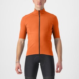 CASTELLI Cycling short sleeve jersey - PERFETTO RoS 2 WIND - orange