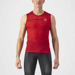 CASTELLI Cycling sleeveless jersey - INSIDER - red