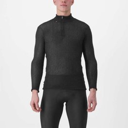 CASTELLI Cycling long sleeve t-shirt - COLD DAYS 2ND LAYER - black