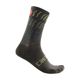 CASTELLI Cyclingclassic socks - MID WINTER 18 - green