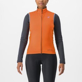 CASTELLI Cycling gilet - PERFETTO RoS 2 W - orange