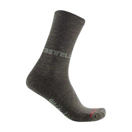 CASTELLI Cyclingclassic socks - QUINDICI SOFT MERINO W - green