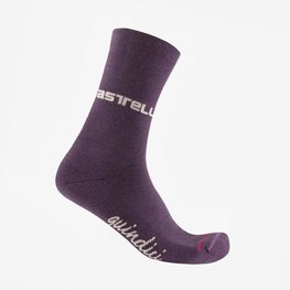 CASTELLI Cyclingclassic socks - QUINDICI SOFT MERINO W - purple