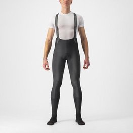 CASTELLI Cycling long bib trousers - SEMIFREDDO - black