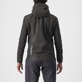CASTELLI waterproof jacket - TRAIL ENDURANCE GT - black