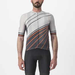 CASTELLI Cycling short sleeve jersey - SPEED STRADA - grey