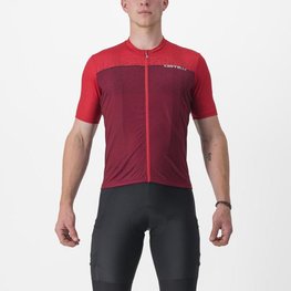 CASTELLI Cycling short sleeve jersey - UNLIMITED ENTRATA - red