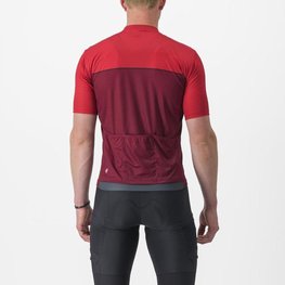 CASTELLI Cycling short sleeve jersey - UNLIMITED ENTRATA - red
