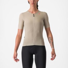 CASTELLI Cycling short sleeve jersey - PREMIO W - beige