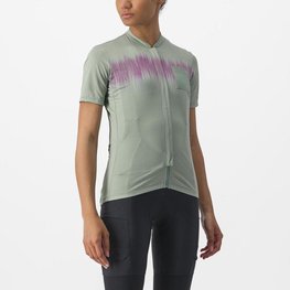 CASTELLI Cycling short sleeve jersey - UNLIMITED SENTIERO 2 - green