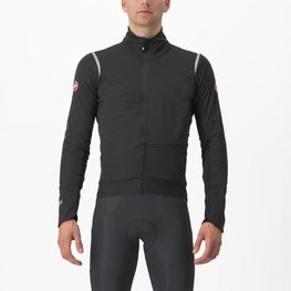 CASTELLI Cycling thermal jacket - ALPHA DOPPIO RoS - black