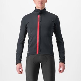 CASTELLI Cycling thermal jacket - ENTRATA - black