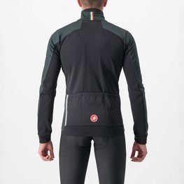 CASTELLI Cycling thermal jacket - ENTRATA - green